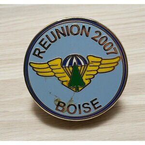 BLM Smoke Jumpers Pin Boise Idaho Reunion Lapel Hat 2007 Firefighters Wildfires